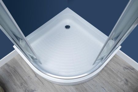 Душевой уголок Aquanet Practic AE10-Q-90x90U-CP 900x900, прозрачное, матовое стекло, артикул AE10-Q-90x90U-CP