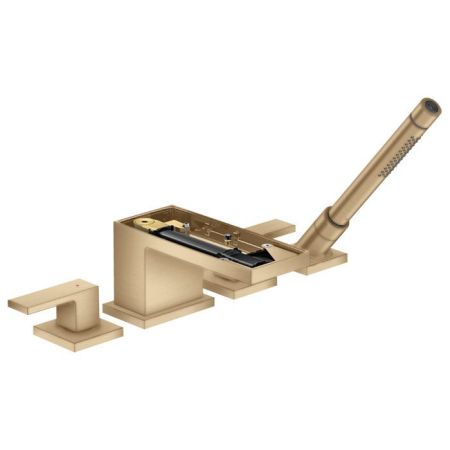 AX MyEdition Смеситель на борт ванны., без панели, цвет шлифованная бронза, артикул 47432140