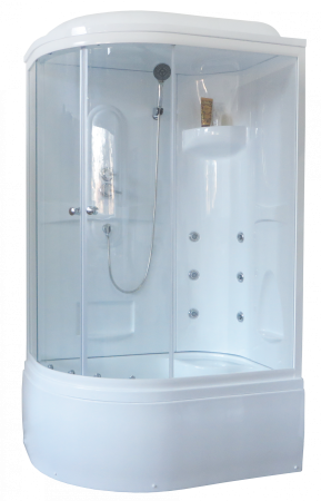 Душевая кабина Royal Bath RB 8120BK2-T (прозрачное) правая, артикул RB8120BK2-T-R