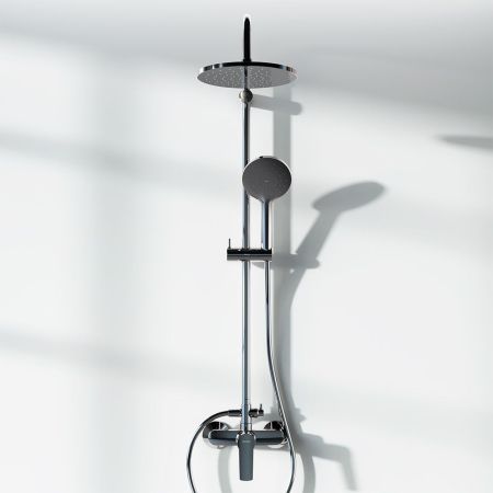 977710000 Jupiter душевая система с душевым смесителем, хром, артикул 977710000