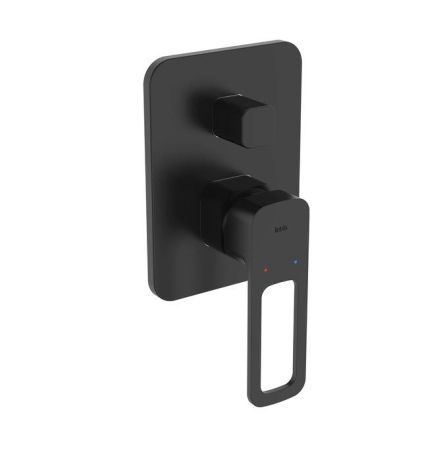Встраиваемый смеситель с двумя выходами черный IDDIS Slide (SLIBL00i67), артикул SLIBL00i67