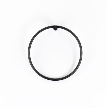 Stil Haus Hashi, полотенцедержатель - кольцо, цвет чёрный матовый, артикул HS07(23)
