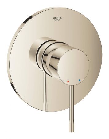 Смеситель однорычажный для душа GROHE Essence, круглая розетка, никель глянец (24057BE1), артикул 24057BE1