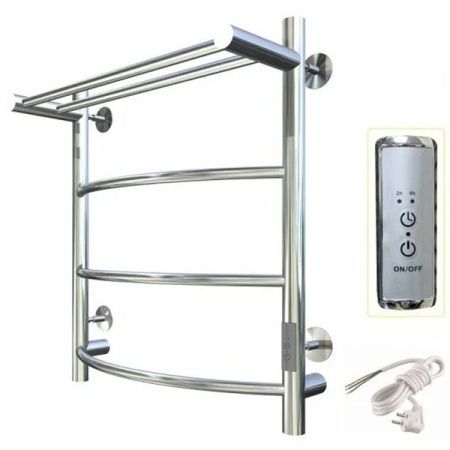 Электрический полотенцесушитель Тругор ПЭК 5 П СП 60x50 с полкой Хром, артикул Пэксп5П60х5032