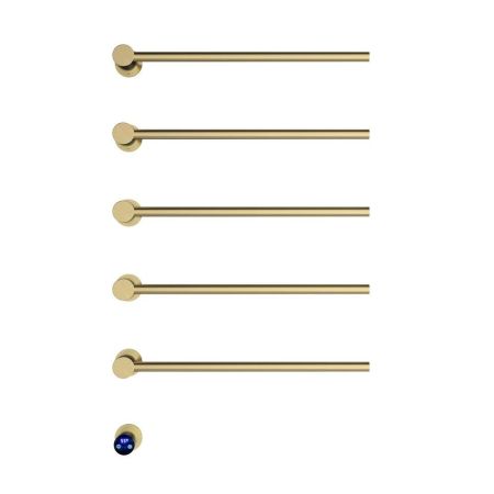 Полотенцесушитель электрический Terminus Аккорд П5 50х80, брашированное золото, артикул 4670078568137