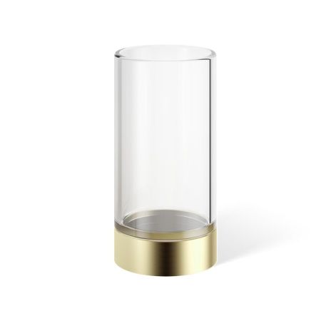 Decor Walther Century SMG Стакан настольный, прозрачное стекло, цвет: золото матовое, артикул 0587582