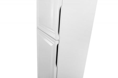 GIUBILEO Шкаф подвесной с двумя распашными дверцами с доводчиками, с двумя полками, универсальный, Bianco Lucido, 400x300x1500, GIUBILEO-1500-2A-SC-BL, артикул GIUBILEO-1500-2A-SC-BL