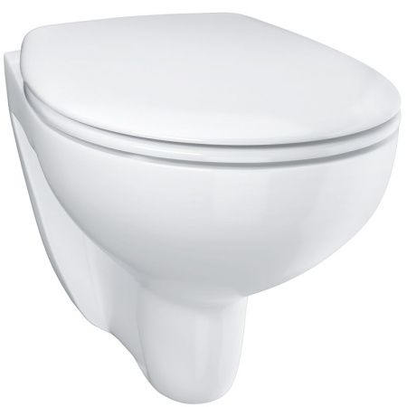 Унитаз подвесной GROHE BAU CERAMIC 39351000 Rim гор. вып. 53*36,8  + сиденье  (белый), шт