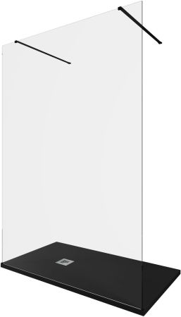 Душевая перегородка Allen Brau Infinity 2 140 3.21051.BBA черный браш, артикул 3.21051.BBA