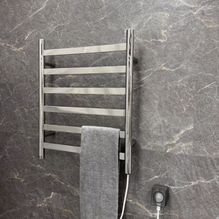 Полотенцесушитель электрический Fixsen TECHNO 600х500 FX-7300, хром, артикул FX-7300