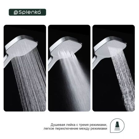 Лейка для душа Splenka S450.54, хром