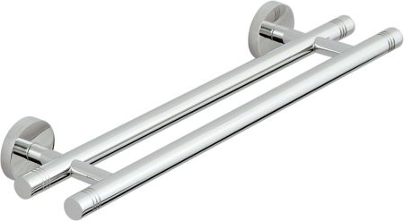 Полотенцедержатель, Сунержа, КАНЬОН, двойной, ширина, мм-400, глубина, мм-101, высота, мм-50, тип установки-настенный, материал-нержавеющая сталь, цвет-золото, артикул 03-3002-0400