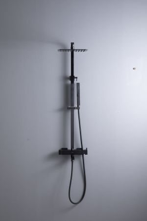 Душевая стойка Allen Brau Infinity 5.21029-31 черный матовый, артикул 5.21029-31