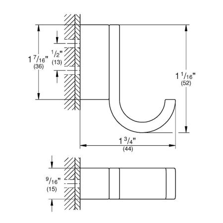 Крючок GROHE Selection, холодный рассвет матовый (41039GN0), артикул 41039GN0