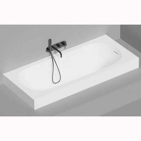 Ванна, Salini, Ornella Kit, ширина, мм-1800, глубина, мм-800, высота, мм-600, водоизмещение (л)-277, тип установки-встраиваемая, форма-прямоугольная, чаша-овальная, регулируемые ножки-в комплекте, сифон, интегрированный слив-перелив-в комплекте, диаметр с, артикул 102412G