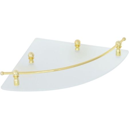 Стеклянная полка Veragio Gialetta VR.GIL-6417.DO угловая Золото