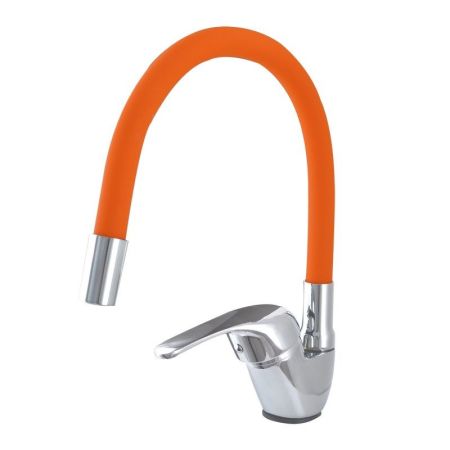 Смеситель для кухни Сантаком stOMEGA 3398-6, оранжевый, артикул 3398-6