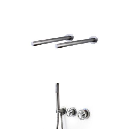 Душевая система встраиваемая Bronze de Luxe LIBERTY 5011GG-F, графит, артикул 5011GG-F