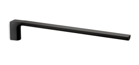 Gedy Pirenei, полотенцедержатель одинарный (не поворотный), цвет черный матовый, артикул PI22(14)