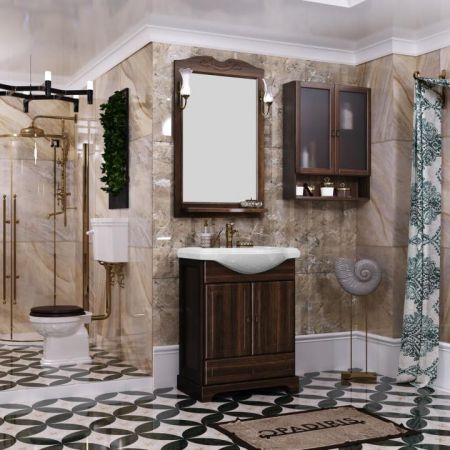 Мебель для ванной Клио 65 Opadiris Орех антикварный, артикул 