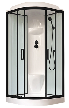 Душевая кабина Royal Bath  RB 90HK6-WT-BL (белое/прозрачное)