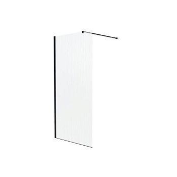 Душевая перегородка Knotlor WI100CG1BL 100х200, черный