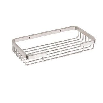 Мыльница прямоугольная NEO 230x30x120мм, матовый хром