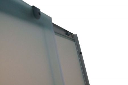 Душевой уголок Parly ZEQ811 80х193 профиль Матовый алюминиевый стекло матовое