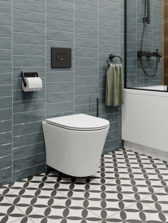 Унитаз подвесной Maretti Elio безободковый с микролифтом, EL10PBM64-844, белый, артикул EL10PBM64-844