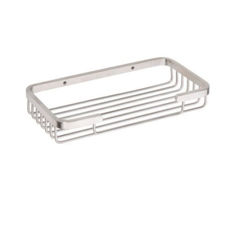 Мыльница прямоугольная NEO 230x30x120мм, матовый хром, артикул 104308072