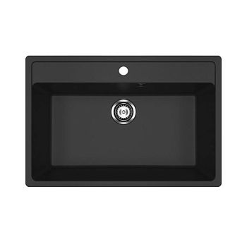 Кухонная мойка Ulgran U-600-344, ультра-черный