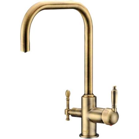 Смеситель для кухни ZorG Sanitary ZR 318 YF-33 BR Бронза, артикул ZR 318 YF-33 BR