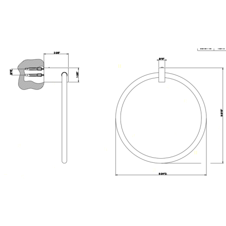 Gessi Rettangolo Полотенцедержатель "кольцо", цвет: хром Gessi Rettangolo Полотенцедержатель "кольцо", цвет: хром