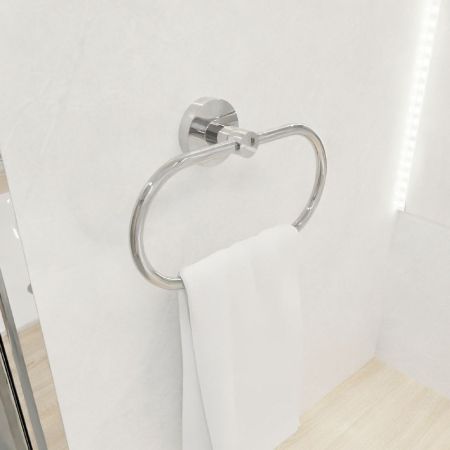 Кольцо для полотенец FIXSEN COMFORT CHROME FX-85011, хром, артикул FX-85011