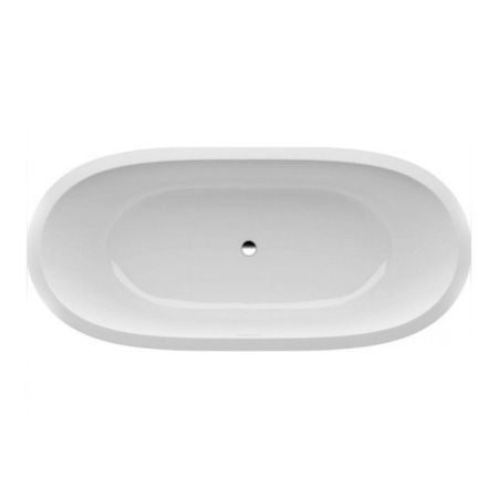 Laufen Pro Ванна 180X80х64 врезная овальная с ножками , без слива-перелива, Marbond белый