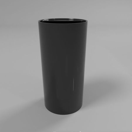 Умывальник WHITECROSS Pantheon D=43 (черный глянец) иск. камень