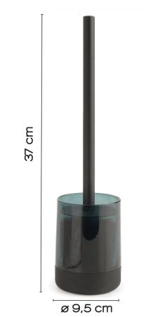 Gedy Nicole, напольный стеклянный ерш, цвет зеленый, артикул NC33(07)