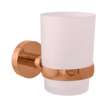 Стакан для ванной комнаты Rav Slezak COLORADO COA0201ZRK, розовое золото брашированное