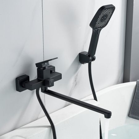 Смеситель для ванны Raffine F2296H, черный, артикул F2296H