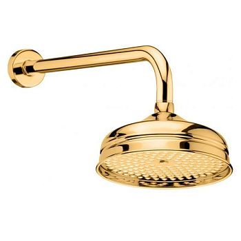 Верхний душ с кронштейном Fiore 30OO8637, золото