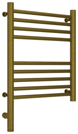 Полотенцесушитель электрический "БОГЕМА 3.0" прямая 500х400 / МЭМ левый (Состаренная бронза), артикул 05-5804-5040