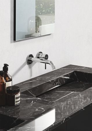 Смеситель для раковины, Kludi, BOZZ, тип открывания воды-однорычажный, тип регулирования воды-керамический картридж, монтаж-настенный встраиваемый, отверстия для монтажа-2, вынос излива, мм-230, тип излива-неподвижный, донный клапан-отсутствует, стандарт , артикул 382450576