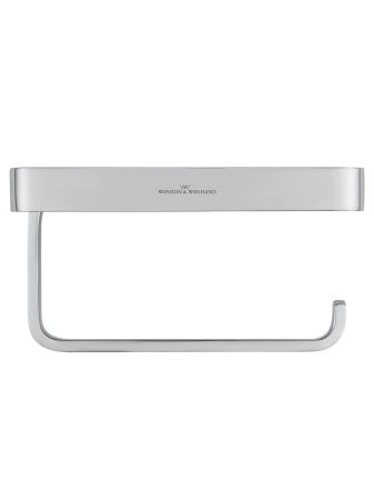 Держатель для туалетной бумаги с полкой WONZON & WOGHAND FLAT, Хром (WW-9736), артикул WW-9736