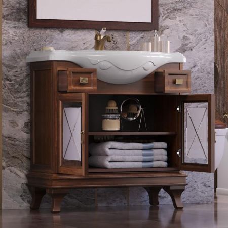 Тумба с раковиной Борджи 85 Opadiris Светлый орех