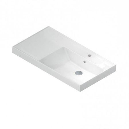 Раковина на тумбу La Fenice Cubo CU.NN.90R, чаша справа, артикул CU.NN.90R