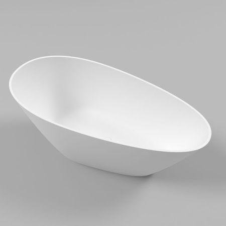 Ванна WHITECROSS Spinel C 150x70 (белый мат) иск. камень, артикул 0211.150070.200