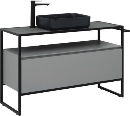 Тумба под раковину Allen Brau Priority 120 1.31004.PGM платина матовый, артикул 1.31004.PGM