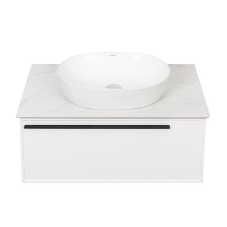 Тумба под раковину подвесная La Fenice Elba FNC-01-ELB-B-90, белая, артикул FNC-01-ELB-B-90