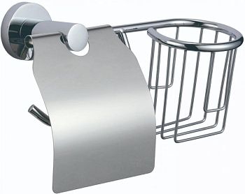Держатель для туалетной бумаги и освежителя Savol S-L08751, хром