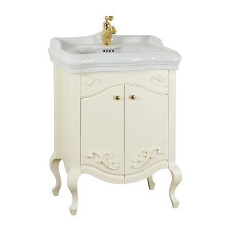 IMPERO База L61xH74xP48 см. для раковины 60 см, 2 двери, цвет: AVORIO, артикул 25965